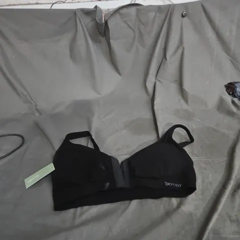 BOODY PADDED FRONT CLOSURE BRA – BLACK, XL