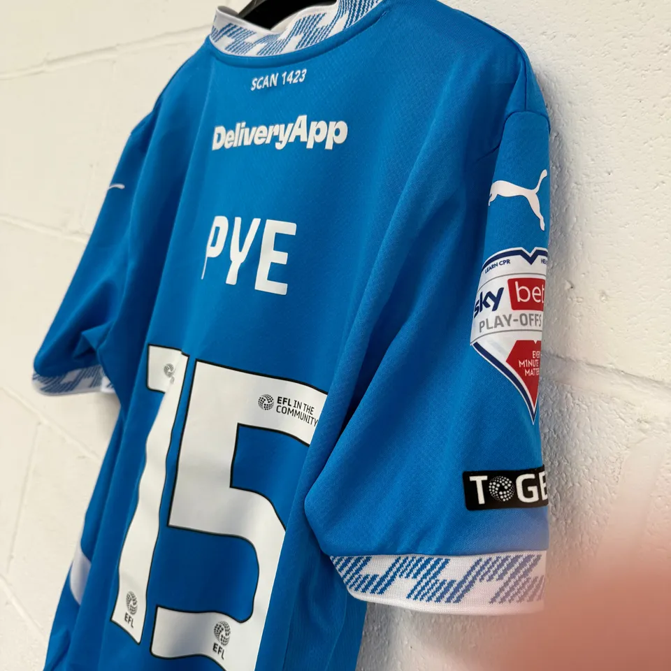 #15 - Ethan Pye - Play-Off Football Shirt 24/25 - Size M