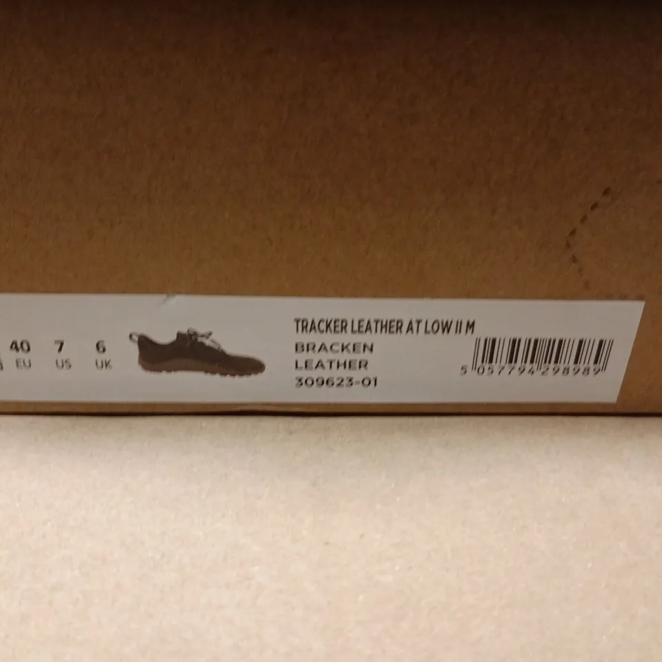 VIVO BAREFOOT TRACKER SHOES – GREY LEATHER UPPER, RUGGED LUG SOLE SIZE 6