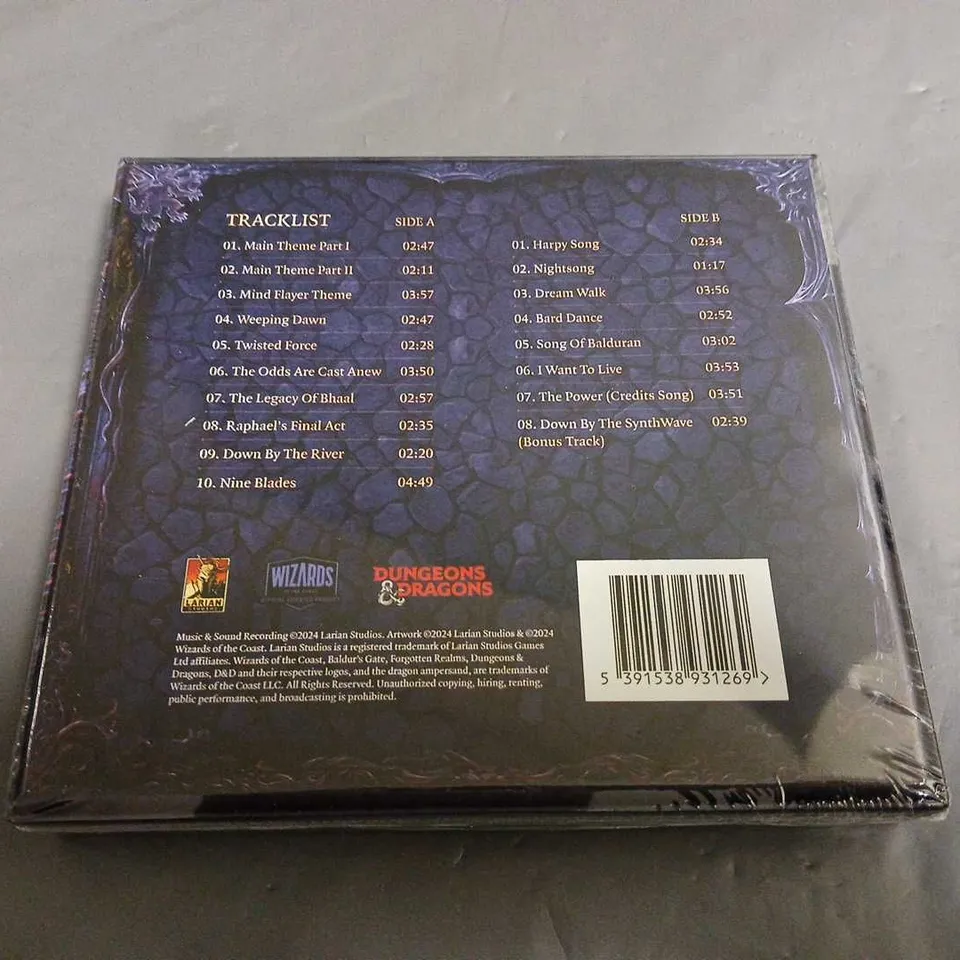 SEALED BALDURS GATE ORIGINAL GAME SOUNDTRACK