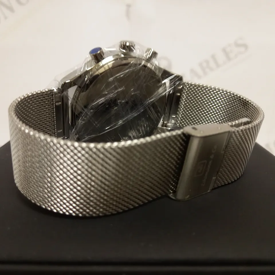 ZIHLMANN & CO CHRONOGRAPH STYLE MESH STRAP WATCH
