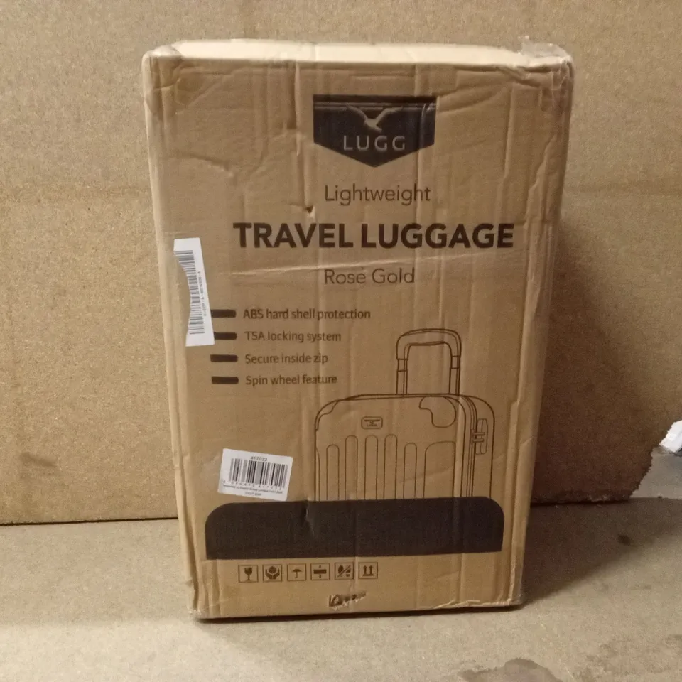 BOXED LUGG - LIGHTWEIGHT TRAVEL LUGGAGE ROSE GOLD