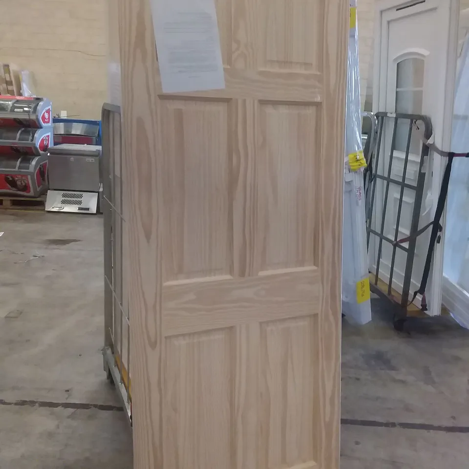 6 PANEL CLEAR PINE PANEL INTERNAL DOOR 2032×813MM