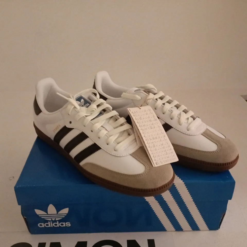 ADIDAS SAMBO OG WHITE/GREY/BLACK UK 9 BOXED
