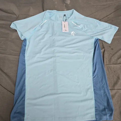 GYMKING GK FLEX 2.0 TEE – ICED AQUA/COASTAL BLUE, UK XXL