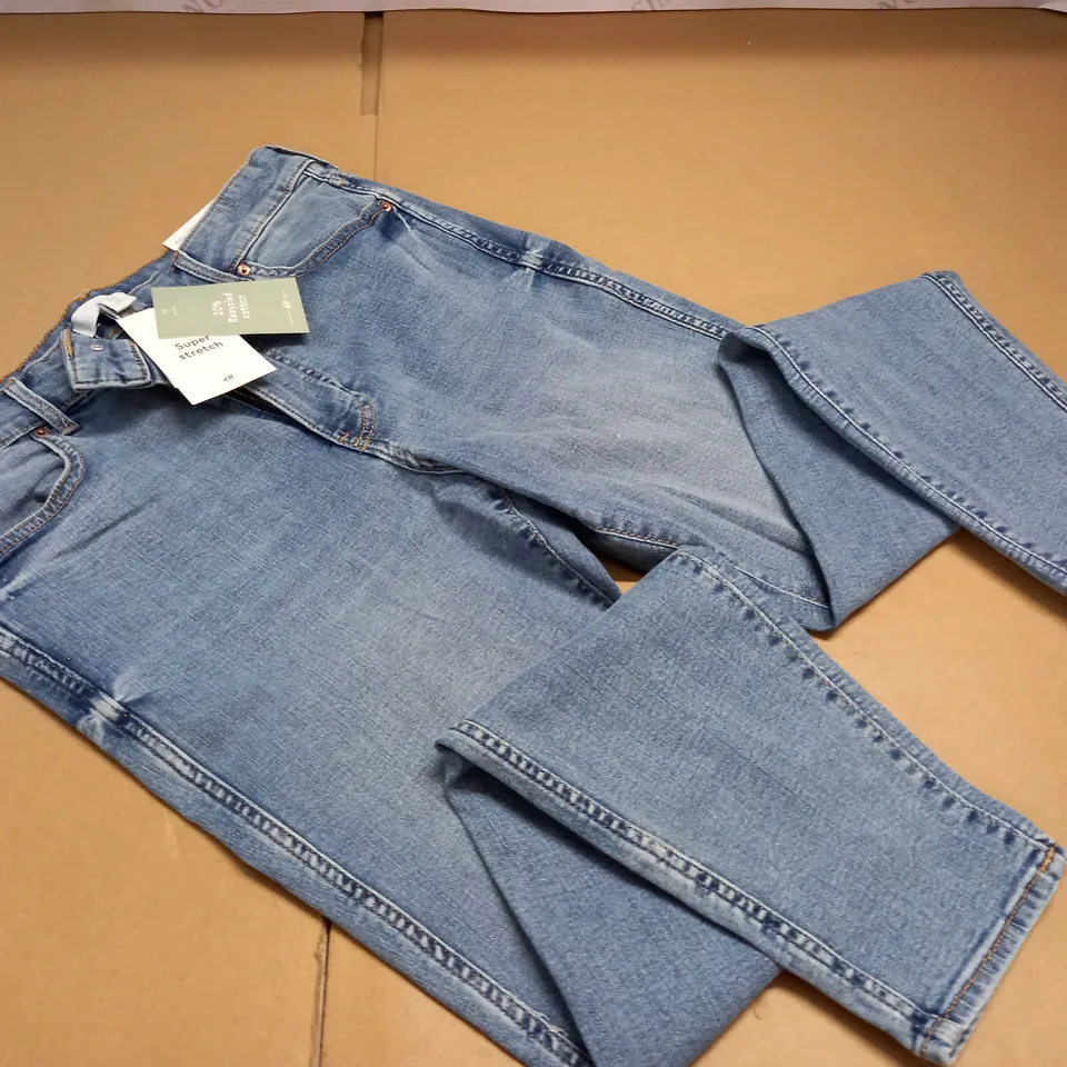 H&M SKINNY HIGH WAIST JEANS - UK 14
