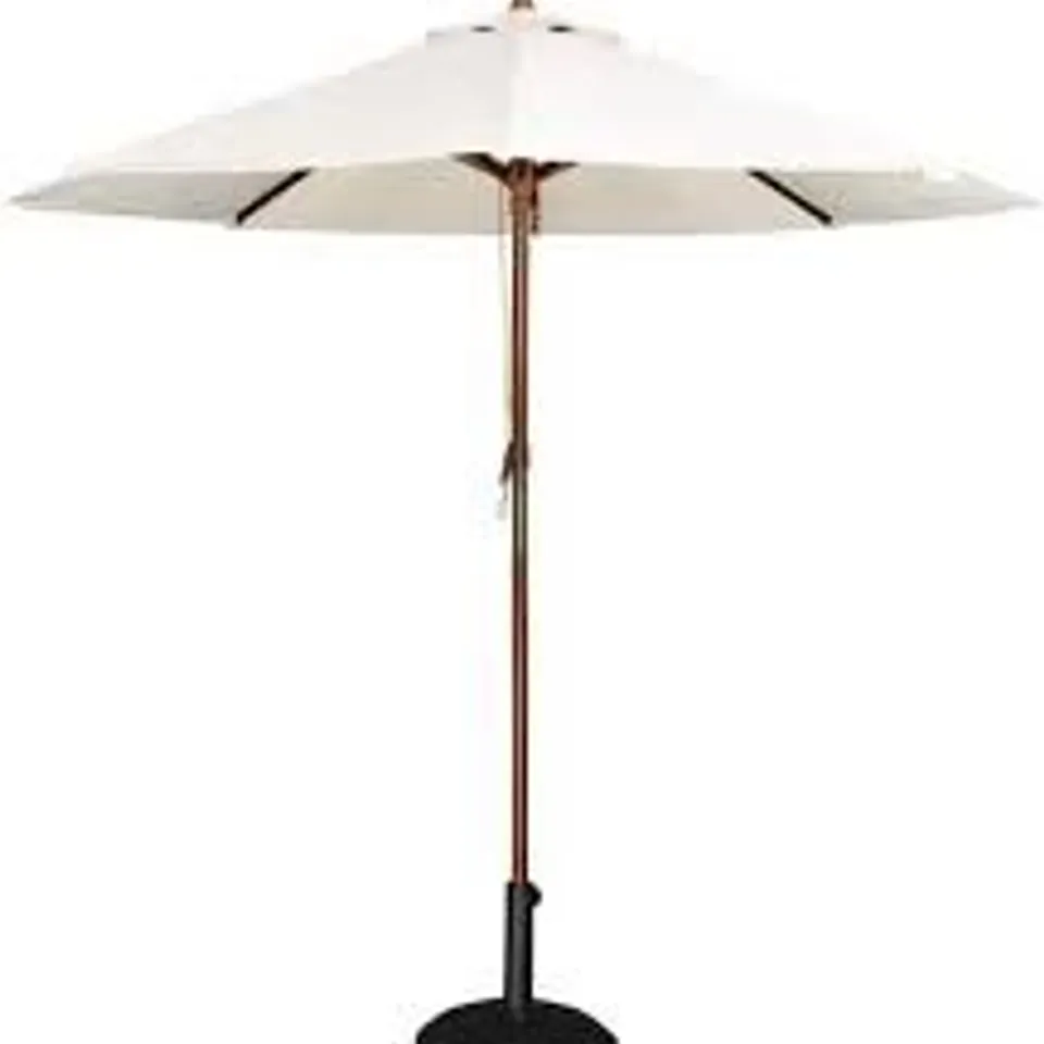 BOXED BOLERO ROUND PARASOL 2.5M DIAMETER CREAM