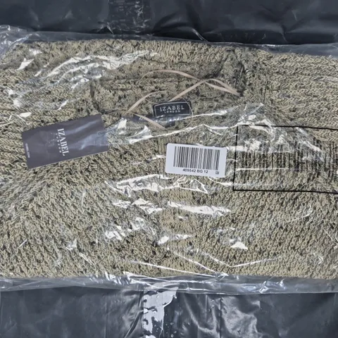 SEALED IZABEL LONDON MARLED KNIT JUMPER IN BEIGE SIZE 12