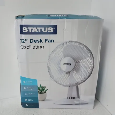 BOXED STATUS 72" DESK FAN OSCILLATING 
