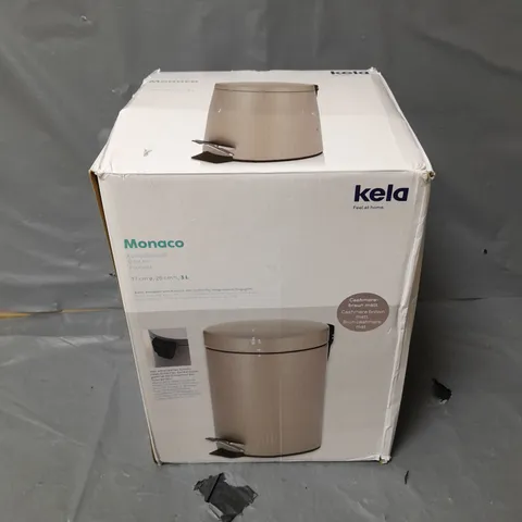 BOXED KELA MONACO 3L DUST BIN