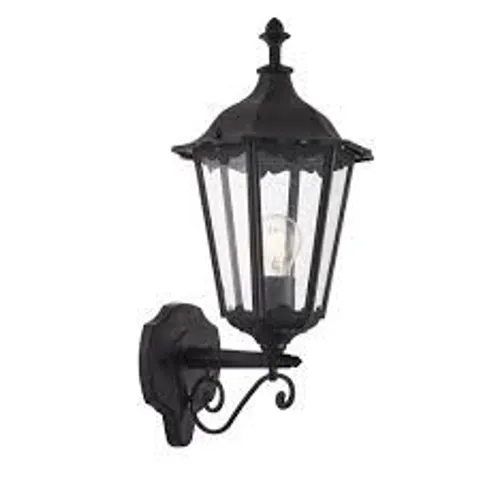 BOXED ENDON BURFORD 1 LIGHT WALL LIGHT OUTDOOR MATT BLACK