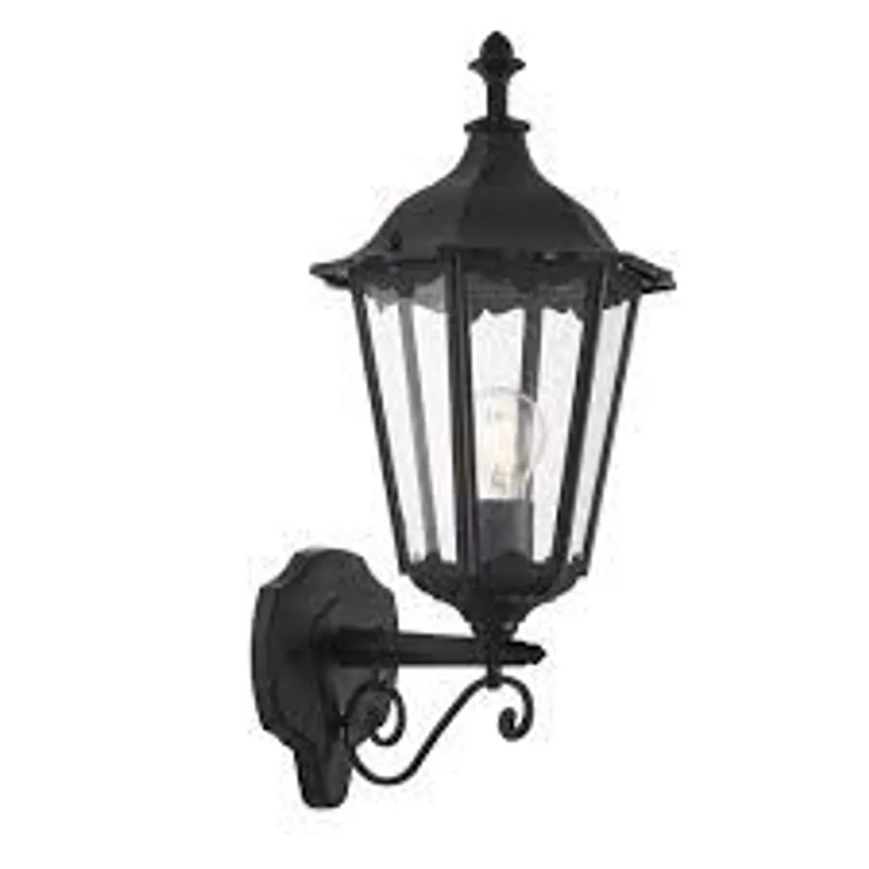 BOXED ENDON BURFORD 1 LIGHT WALL LIGHT OUTDOOR MATT BLACK