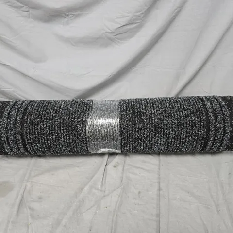 ROLLED DARK GREY CARPET WITH LOOP-PILE TEXTURE