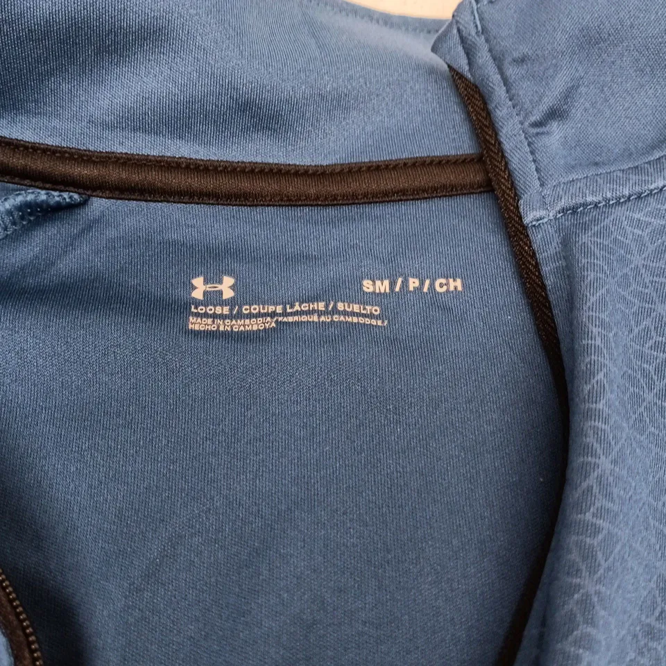 UNDER ARMOUR BLUE LONG-SLEEVE TOP – UK S (SM)
