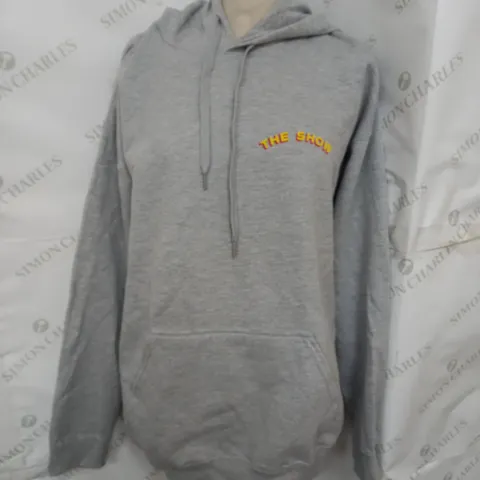 NIALL HORAN PRINTED TOUR HOODIE IN GREY MARL
