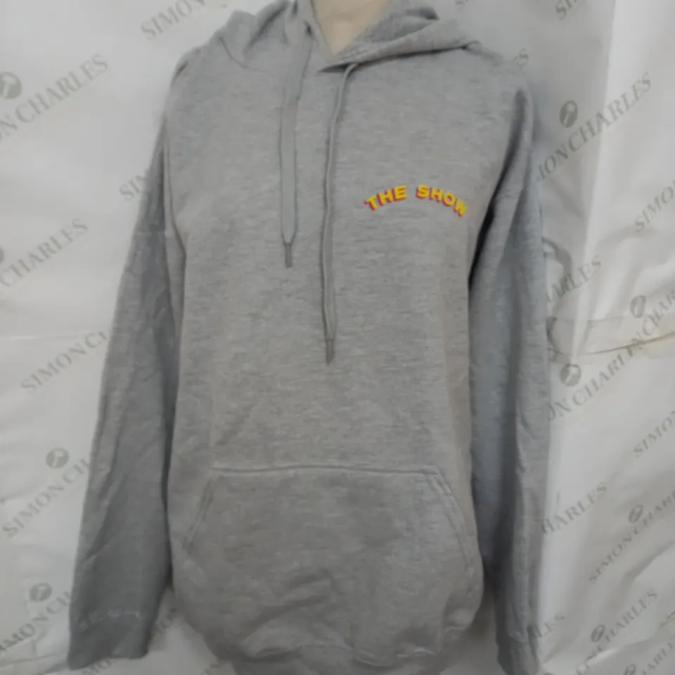 NIALL HORAN PRINTED TOUR HOODIE IN GREY MARL