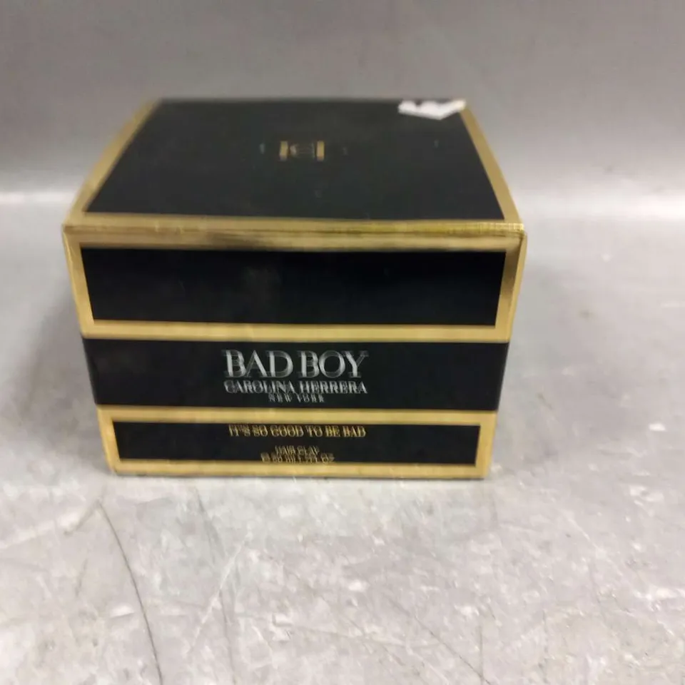 BOXED CAROLINA HERRERA BAD BOY IT'S SO GOOD TO BE BAD HAIR CLAY 50ML