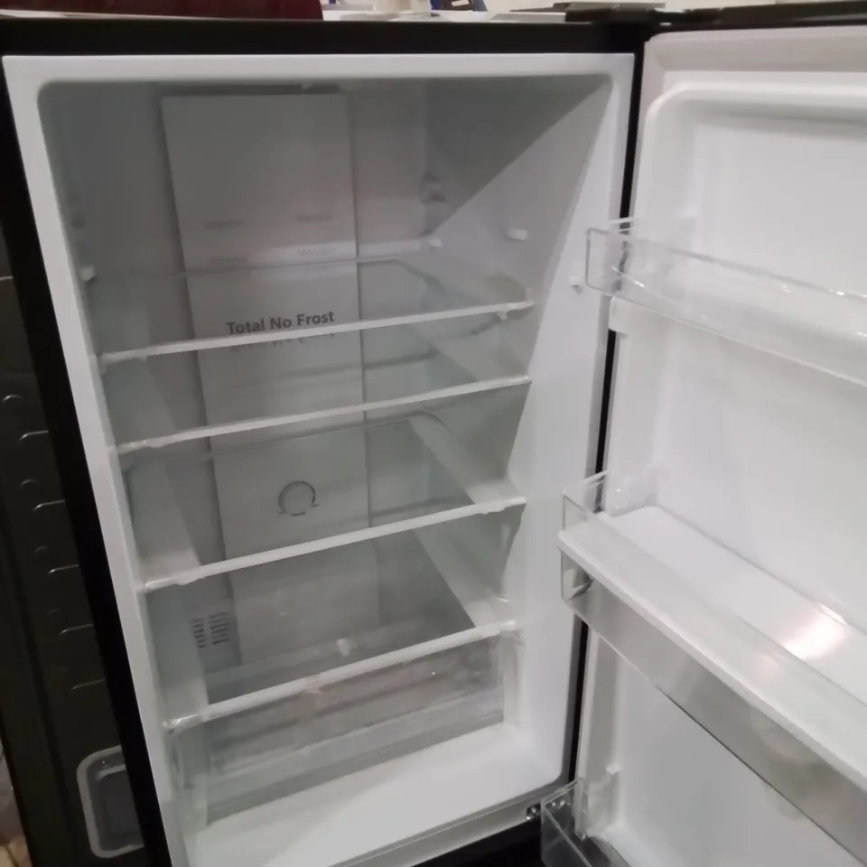 FRIDGEMASTER TALL STANDING FRIDGE FREEZER IN BLACK MC55251DEB - UNPROCESSED RAW RETURN