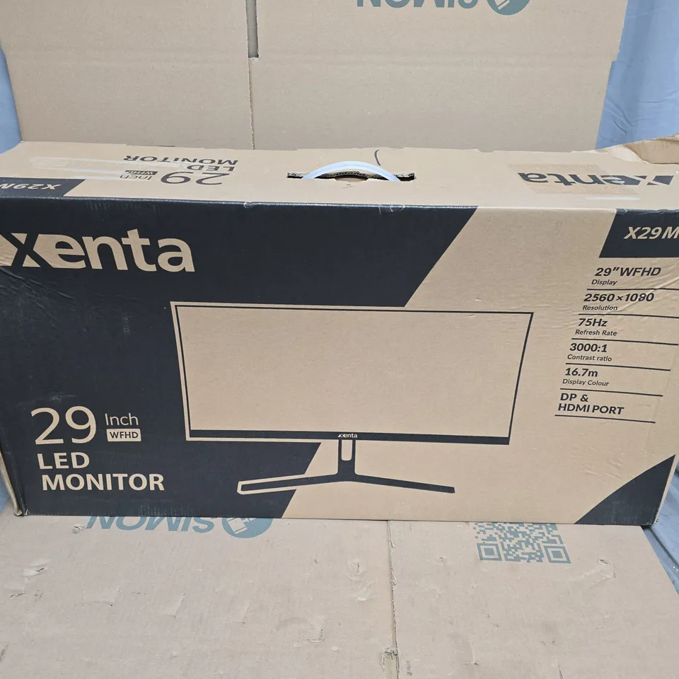XENTA 29-INCH LED MONITOR – 2560X1080, 75HZ, DP & HDMI (MODEL X29MON)