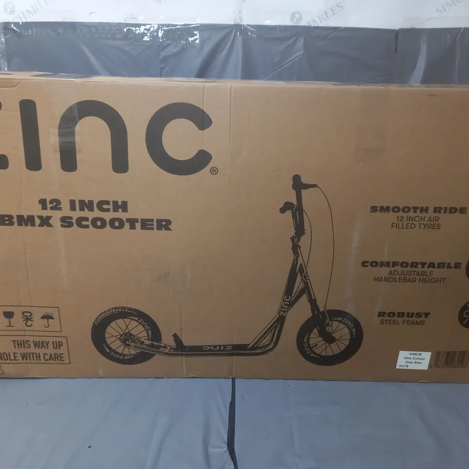 ZINC 12 INCH BMX SCOOTER- NEOCHROME - COLLECTION ONLY  RRP £149.99