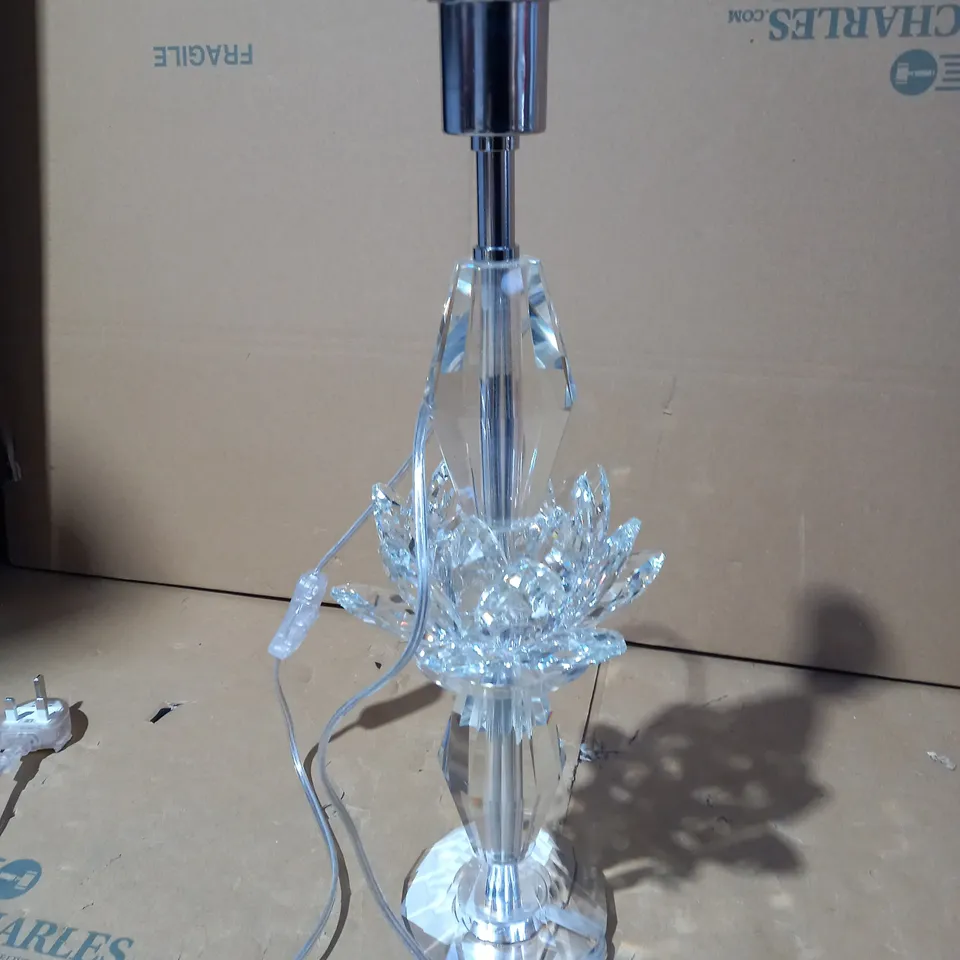JM BY JULIEN MACDONALD CRYSTAL LOTUS FLOWER LAMP 