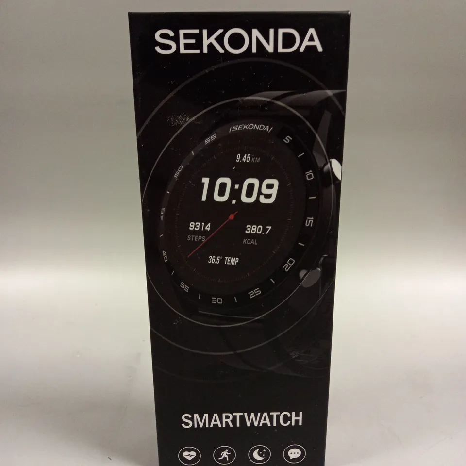 BOXED SEALED SEKONDA ACTIVE SMARTWATCH IN RED 