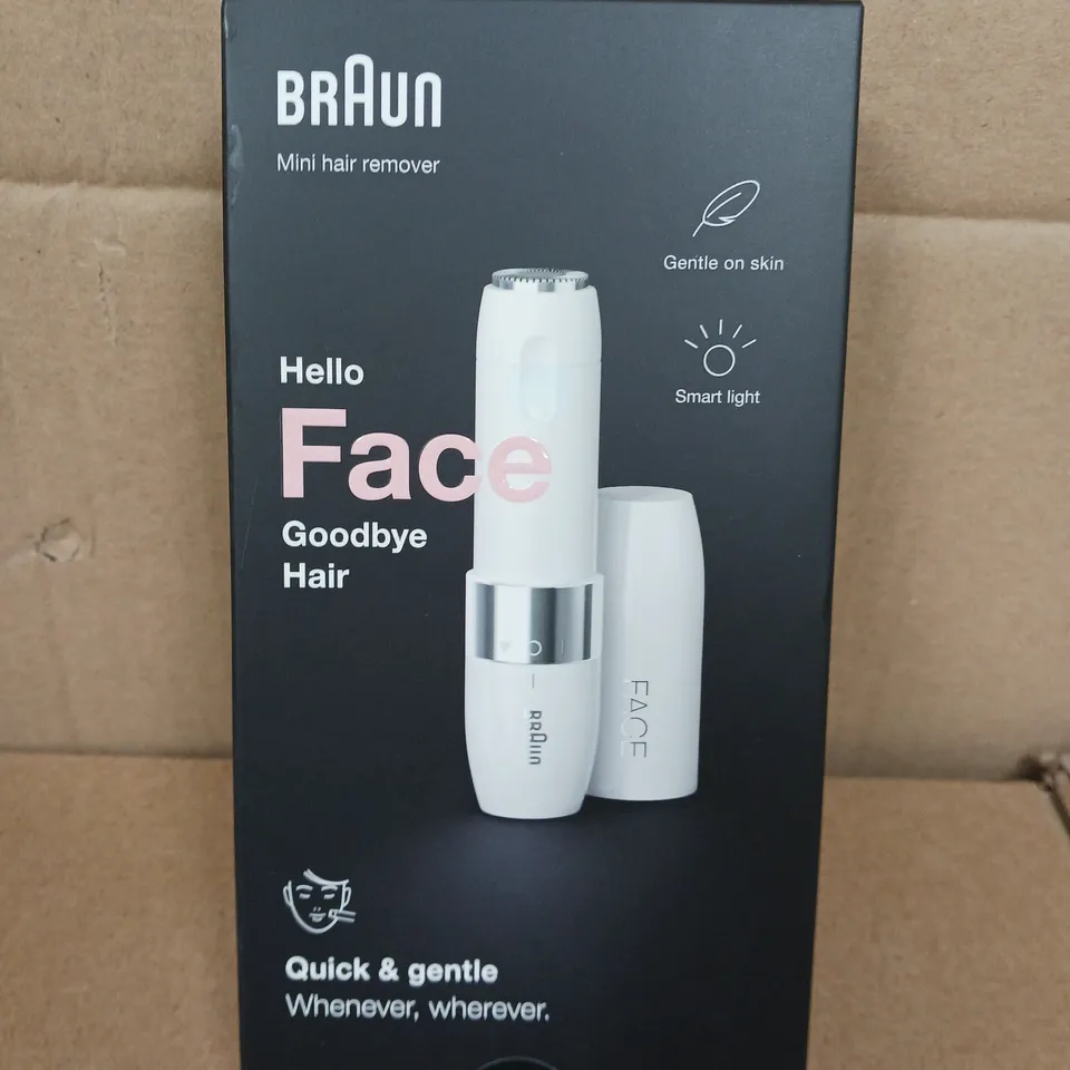 BOXED BRAUN FACE MINI HAIR REMOVER