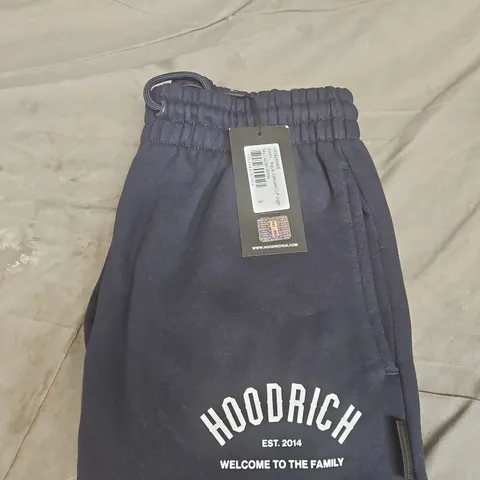 HOODRICH NAVY JOGGERS WITH ELASTICATED CUFFS – SIZE S