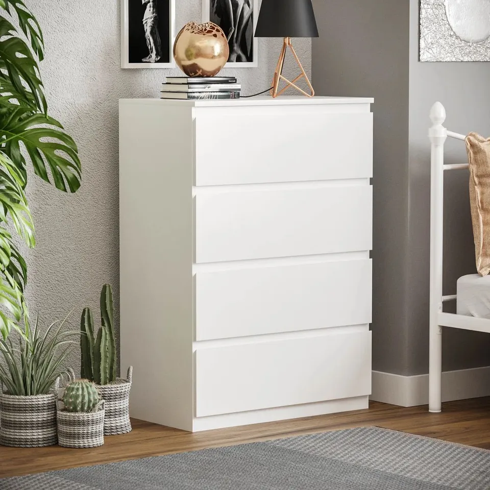 BOXED CUNHA 4 DRAWER 70CM W CHEST