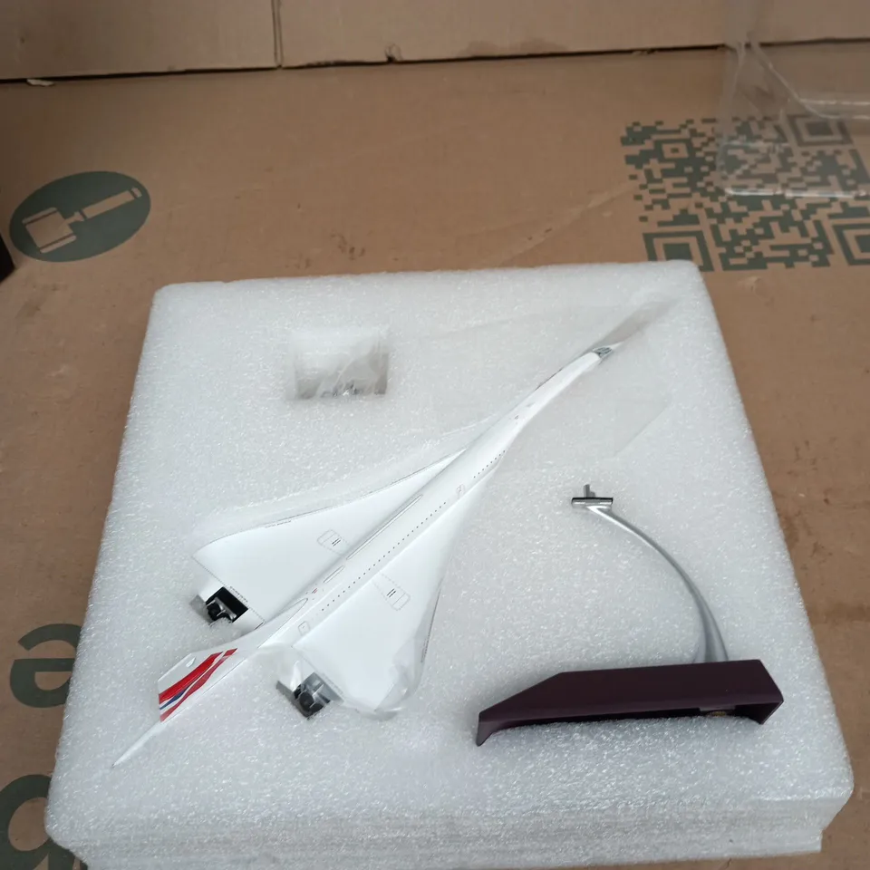 GEMINI 200 CONCORDE BRITISH AIRWAYS 1:200 DIE-CAST MODEL AIRCRAFT WITH DISPLAY STAND
