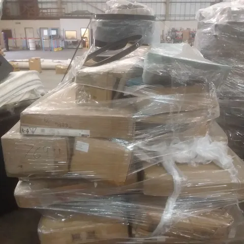 PALLET TO CONTAIN AN ASSORTMENT OF BOXED FURNITURE AND FURNITURE PARTS