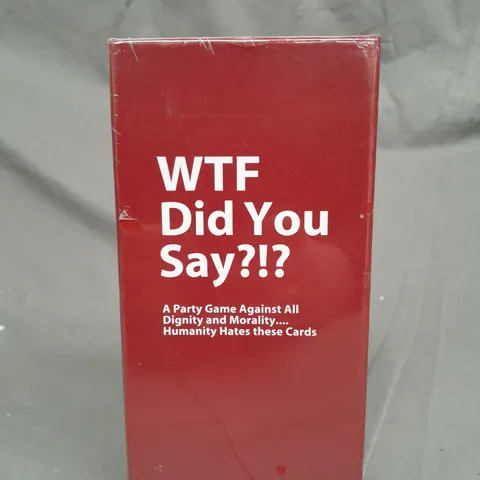 SEALED WTF DID YOU SAY? CARD GAME 