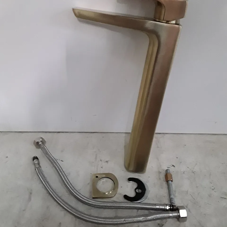 BOXED DELAUNE MONO BASIN MIXER - GOLD