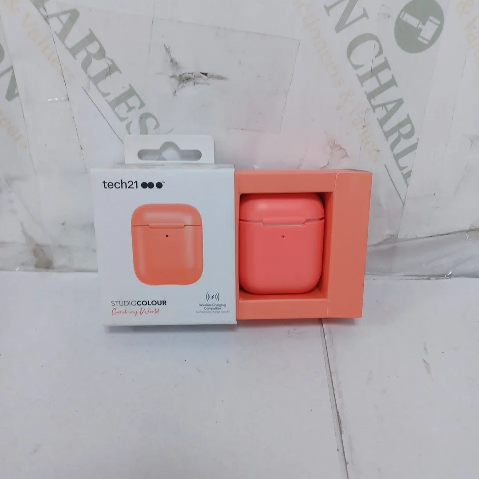 LARGE BOX OF STUDIO COLOUR EARBUD CHARGING CASES VARIOUS COLOURS