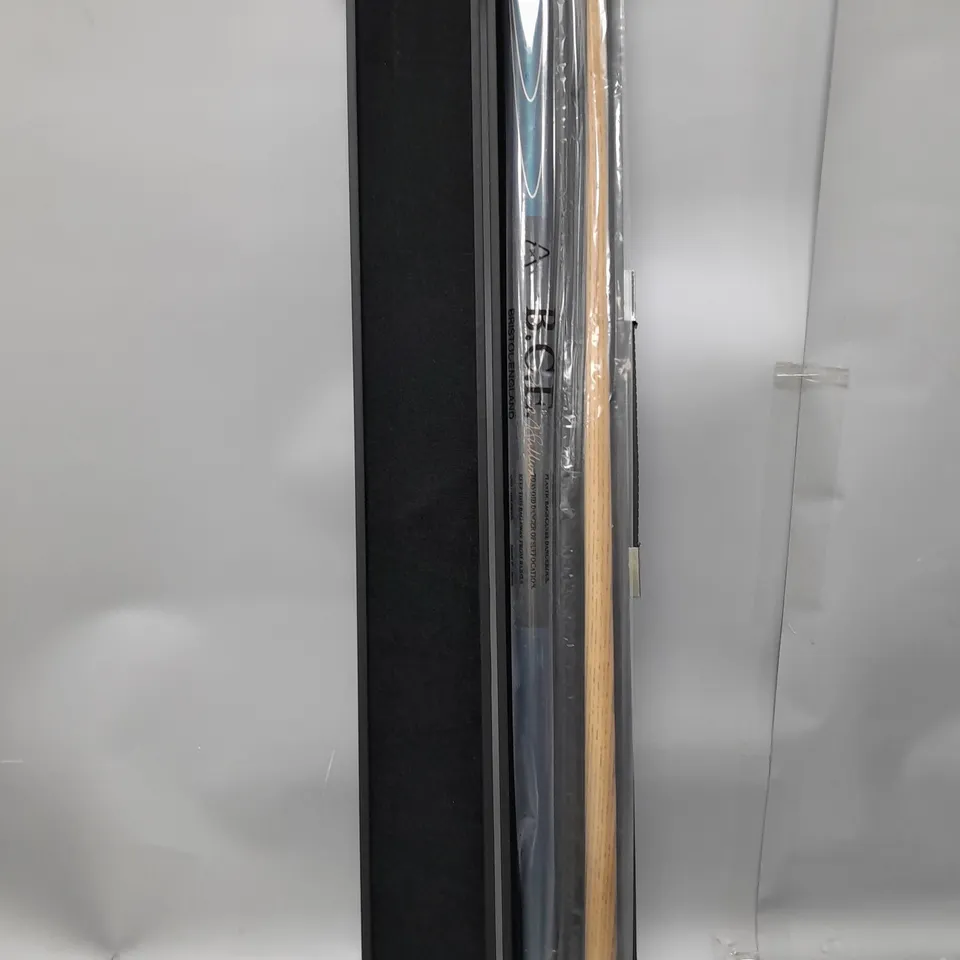 BCE BLUE PINSTRIPE 2 PIECE ASH SNOOKER POOL CUE