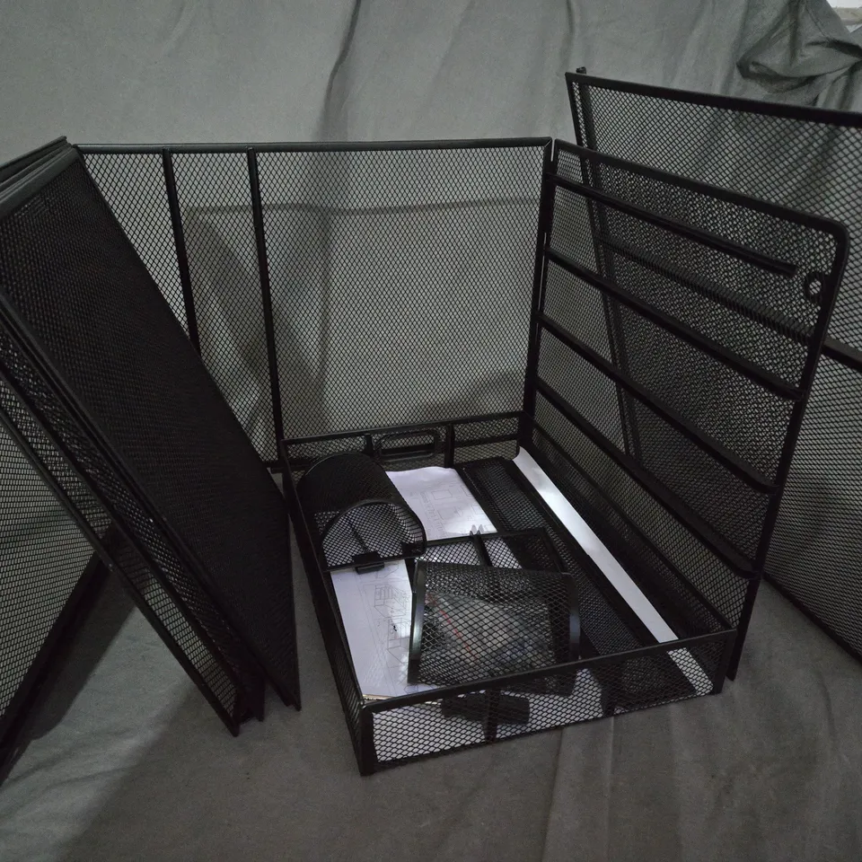 BOX OF 5 UNBRANDED OFFICE STORAGE RACKS 