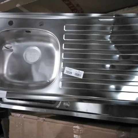 1 BOWL STAINLESS STEEL KITCHEN SINK & DRAINER