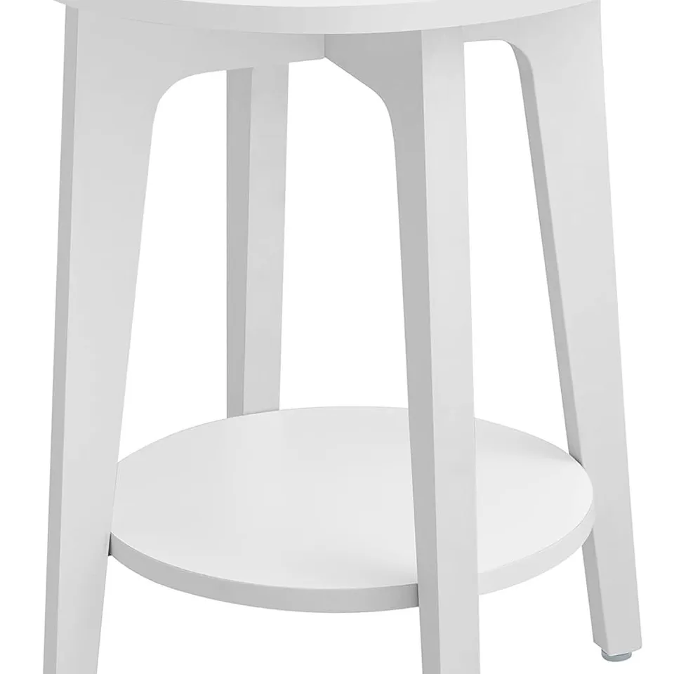 BOXED VASAGLE SIDE TABLE - WHITE 