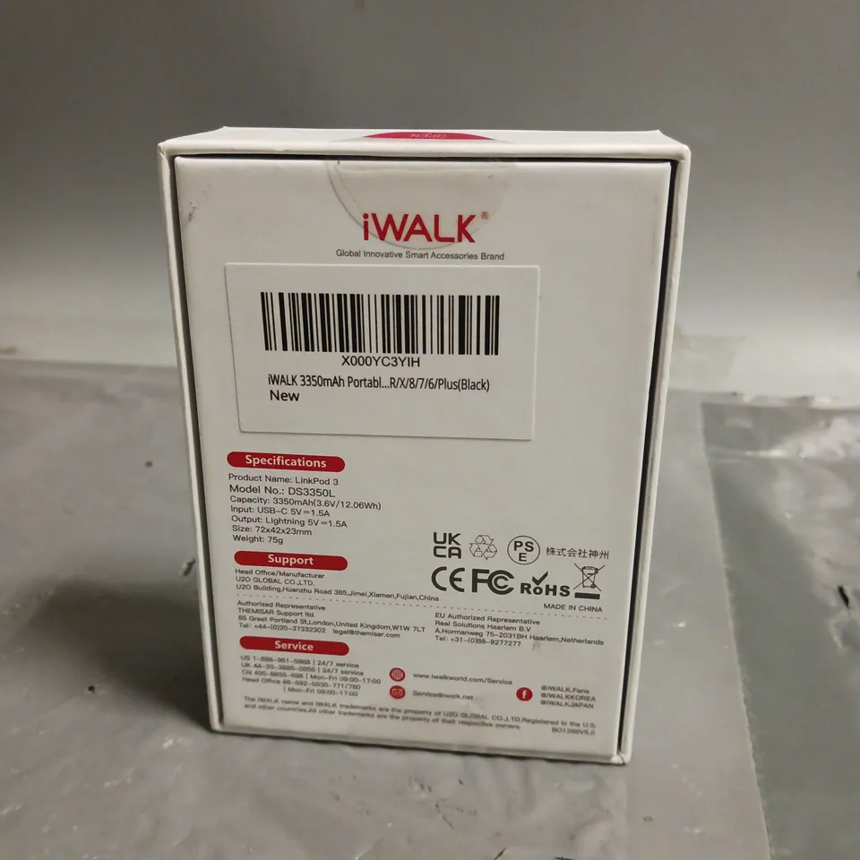 SEALED IWALK LINKPOD3 3350MAH DOCKING BATTERY FOR IPHONE