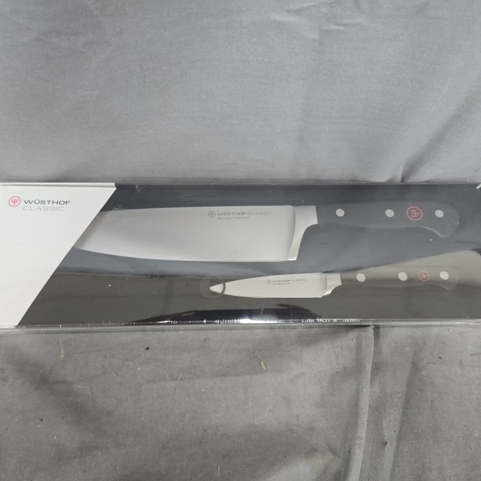 BOXED AND SEALED WUSTHOF MESSERET/KNIFE SET