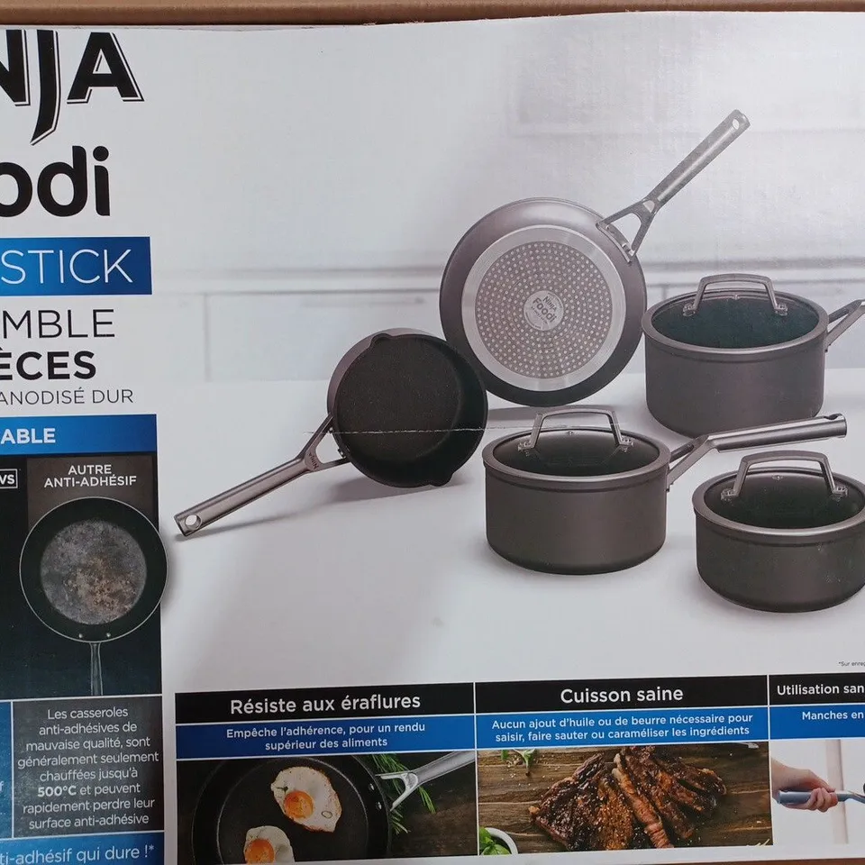 BOXED NINJA FOODI ZEROSTICK PAN SET