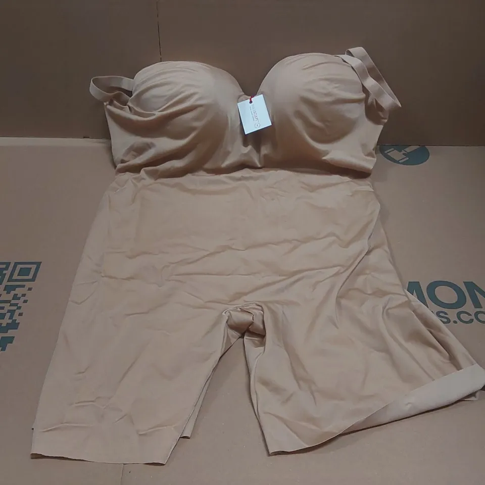BOX CONTAINING APPROXIMATELY 15x BRAND NEW MAGISCULPT ALMOND BODYSUITS - 42E