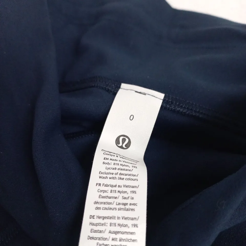 LULULEMON THROWBACK STILL PANT – NAVY, UK 4 (US 0)
