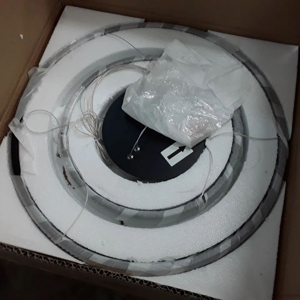 BOXED 2 RINGS 60CM TIERED CHANDELIER