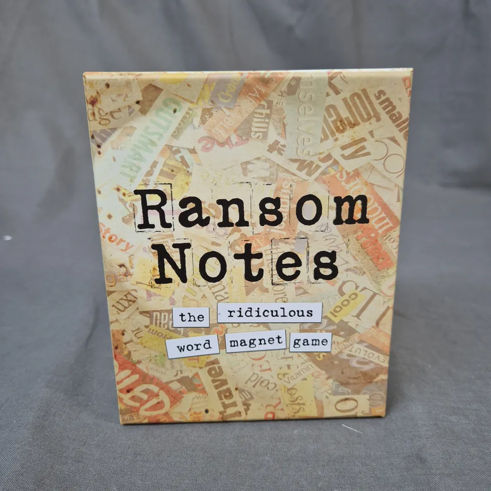 RANSOM NOTES WORD MAGNET GAME