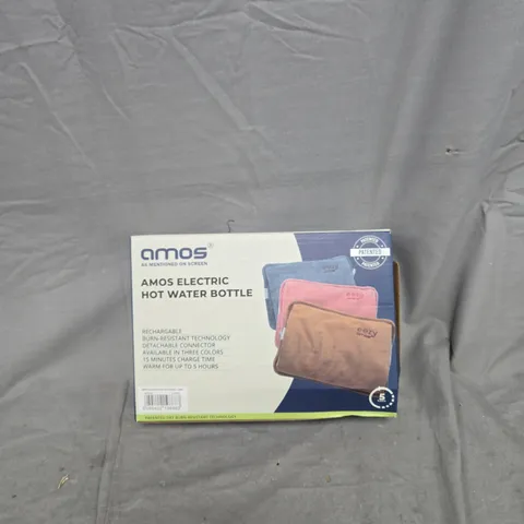 AMOS ELECTRIC HOT WATER BOTTLE – BOXED