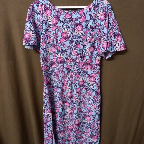 FRENCH CONNECTION FOTINI DELPH CUT OUT BACK DRESS SIZE 12