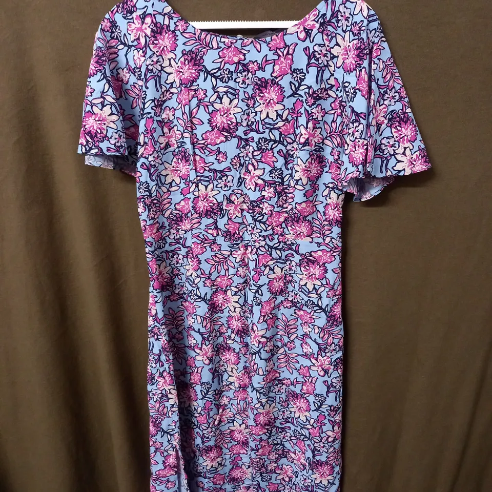 FRENCH CONNECTION FOTINI DELPH CUT OUT BACK DRESS SIZE 12
