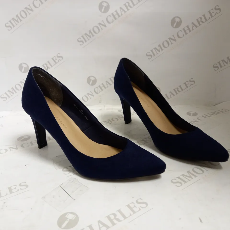 M&S HOTTER INSOLIA BLUE HEELS - SIZE 6
