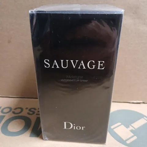BOXED DIOR SAUVAGE PARFUM VAPORISATEUR SPRAY 100ML